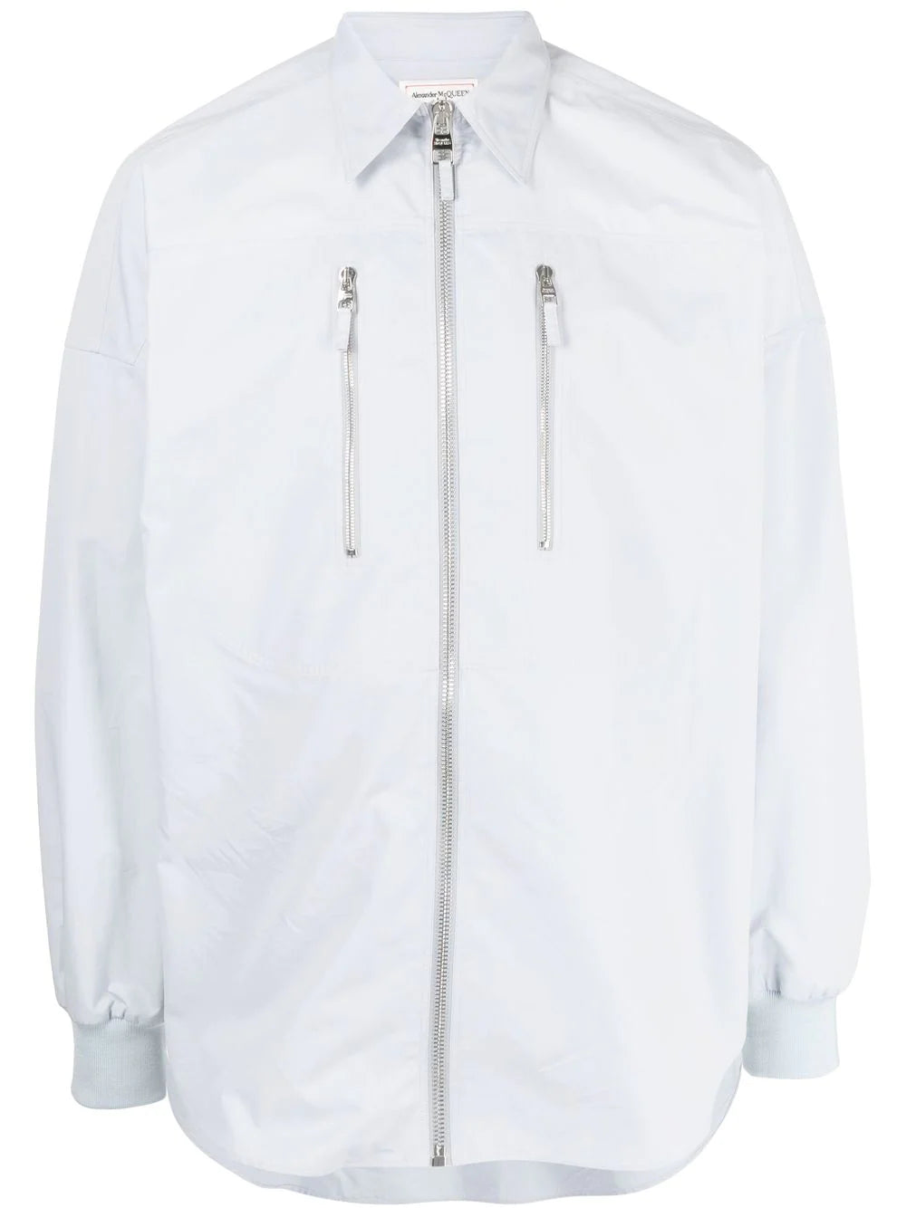 Alexander McQueen  zip-detailing long-sleeve shirt