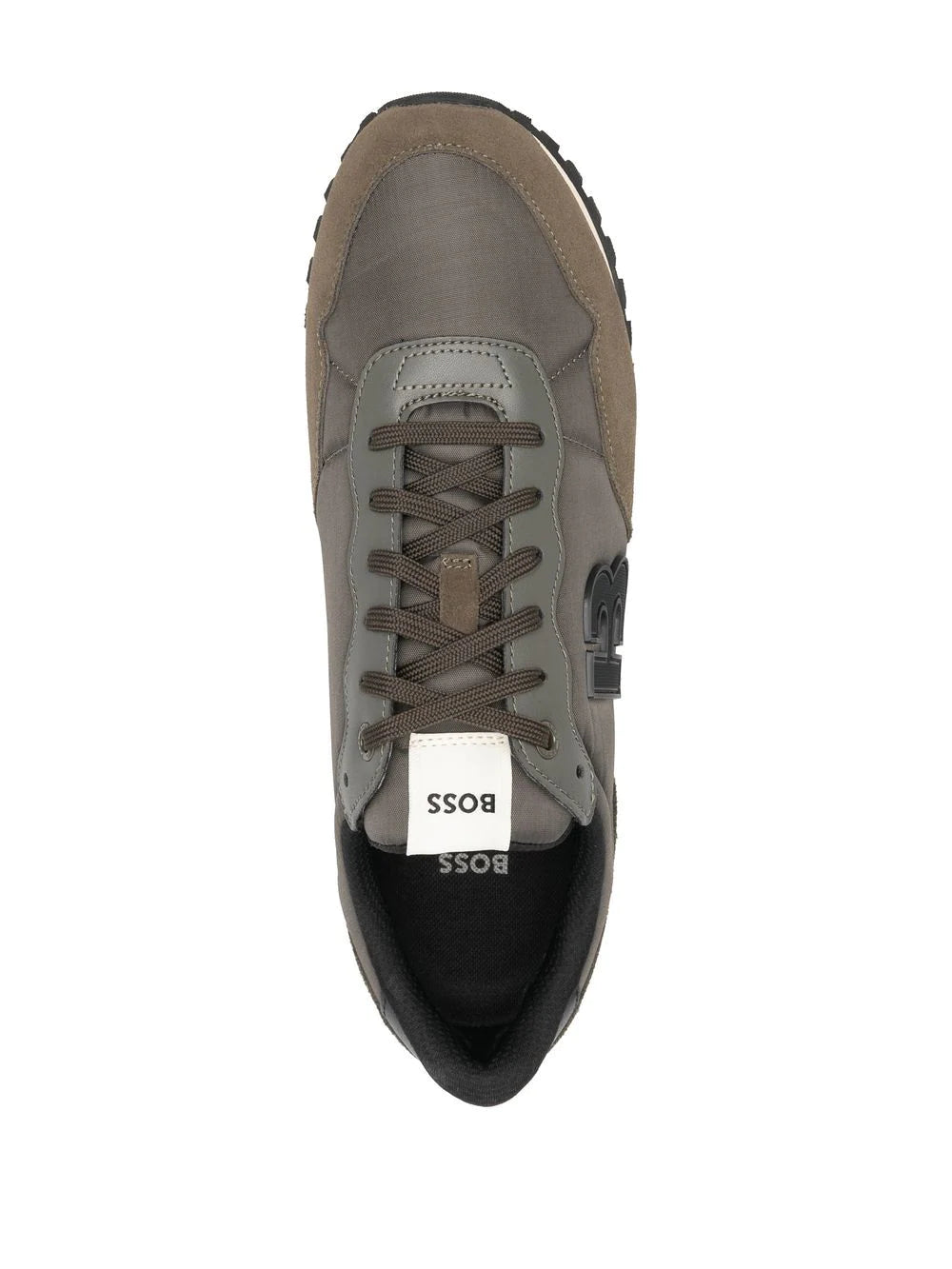 Boss side logo-patch sneakers
