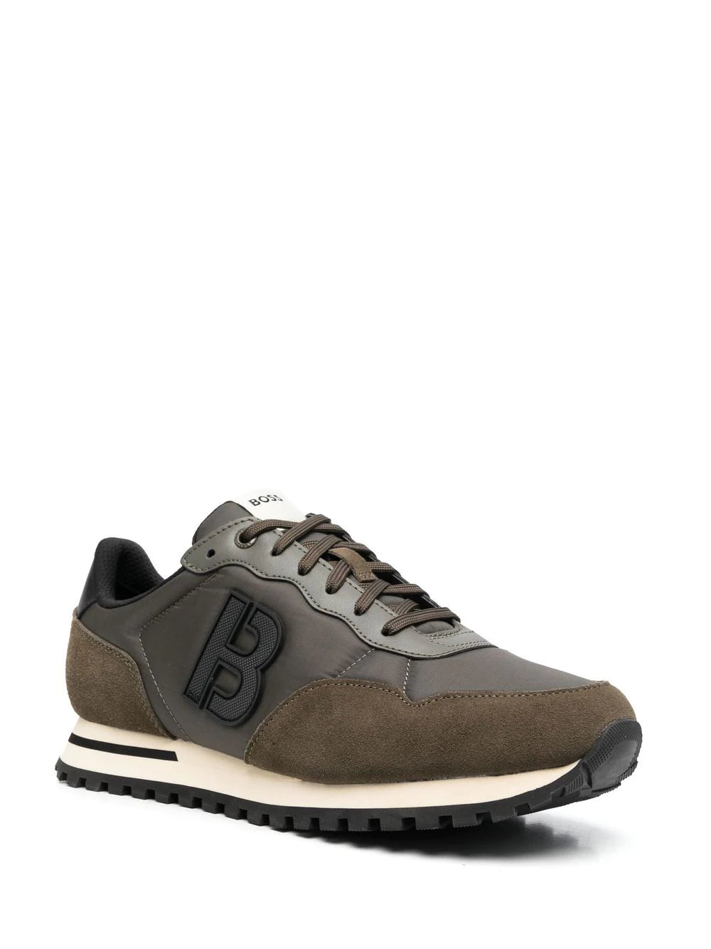 Boss side logo-patch sneakers