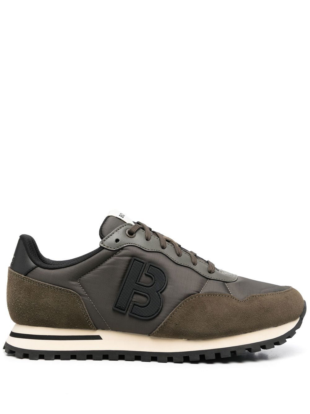 Boss side logo-patch sneakers