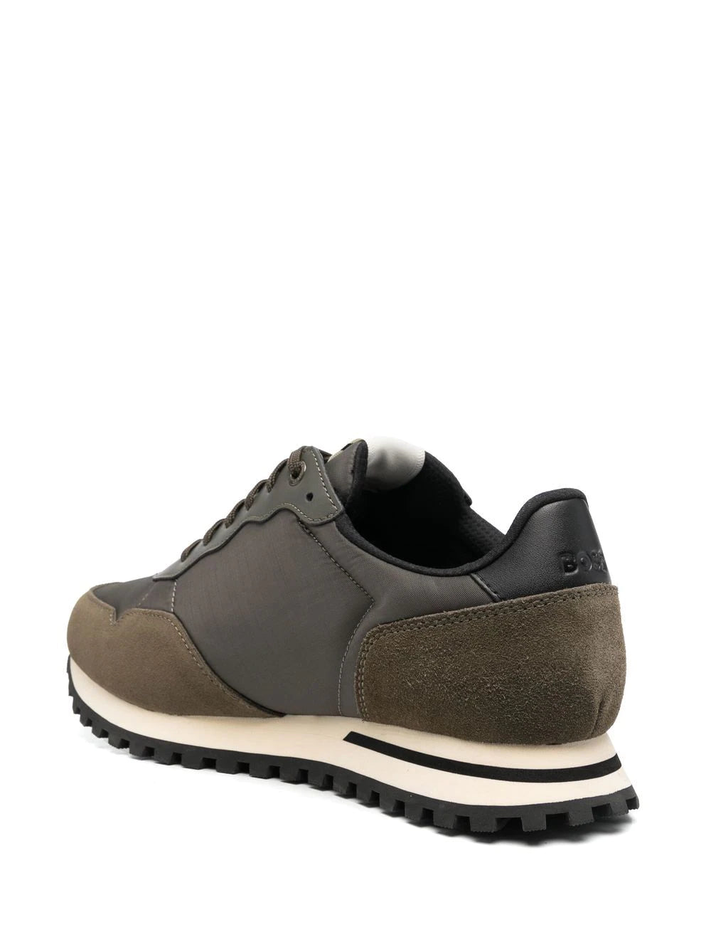 Boss side logo-patch sneakers
