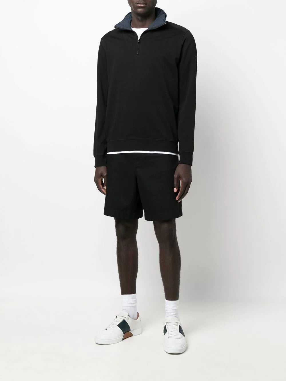 BOSS  high-neck hooded sweatshirt