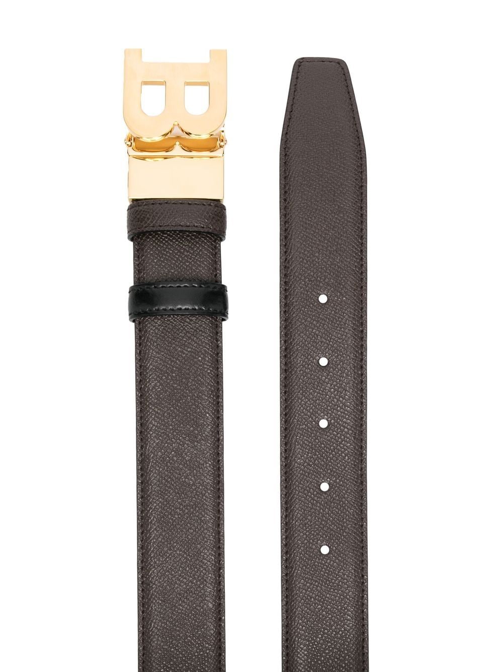 Bally logo-plaque leather belt