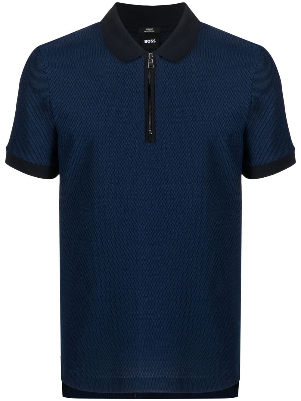 Boss zipped polo shirt