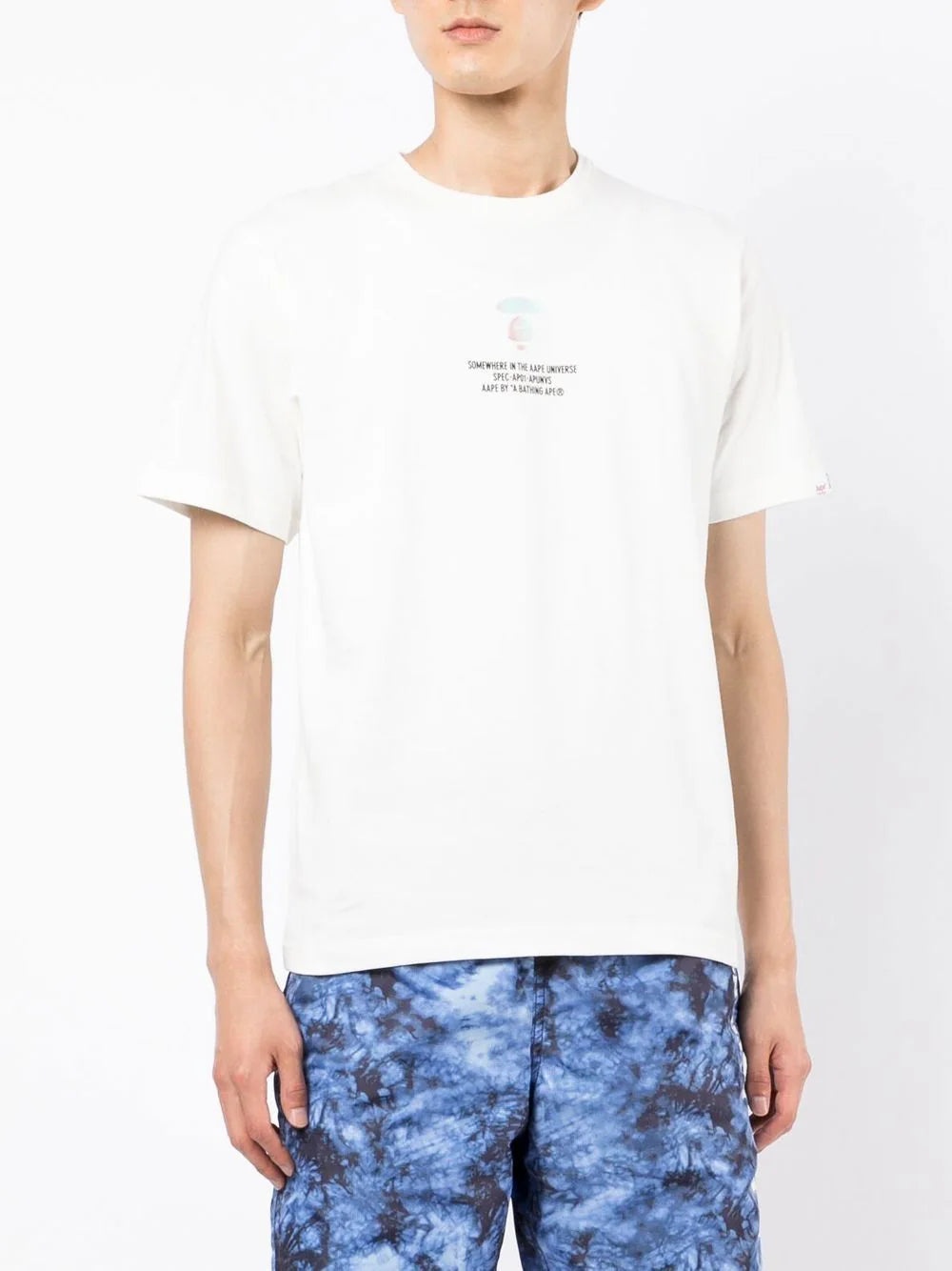 AAPE BY *A BATHING APE® 'AAPE Universe' logo-print T-shirt