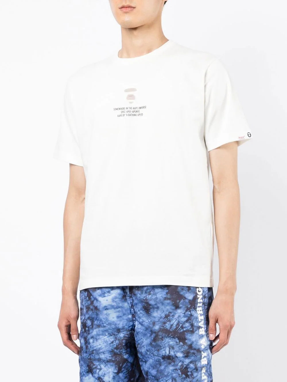 AAPE BY *A BATHING APE® 'AAPE Universe' logo-print T-shirt