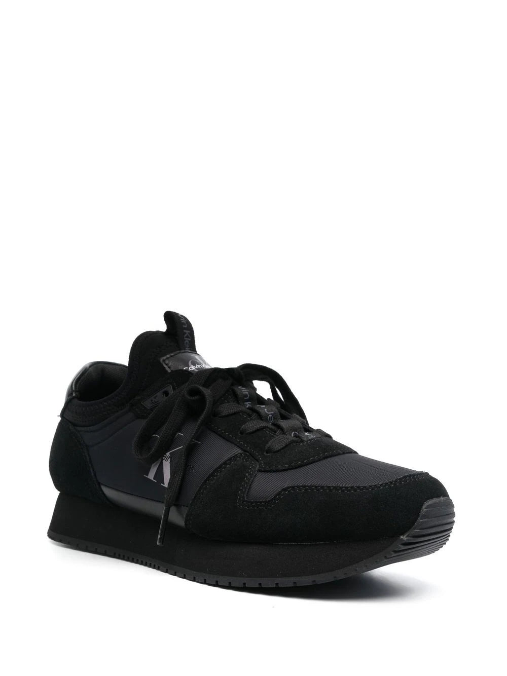 Calvin Klein  logo-print lace-up sneakers