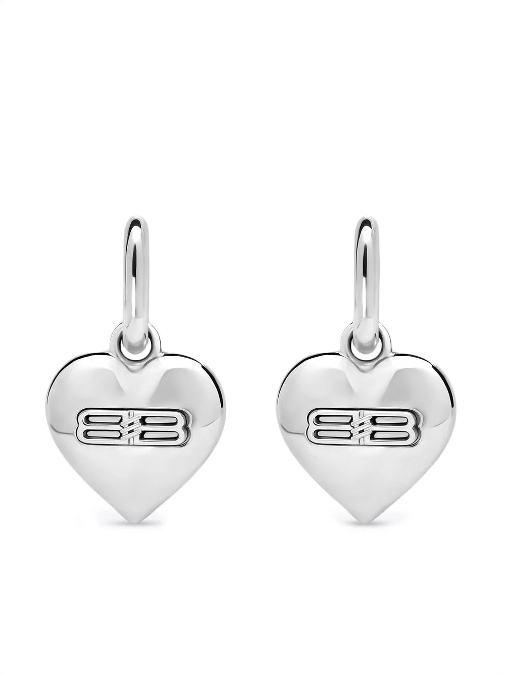 Balenciaga  BB Icon heart-motif earrings