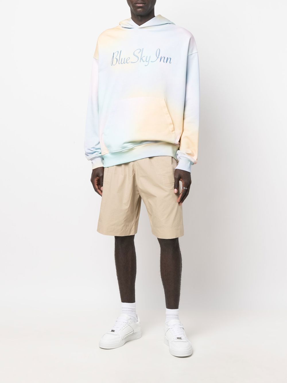 BLUE SKY INN  embroidered-logo hoodie