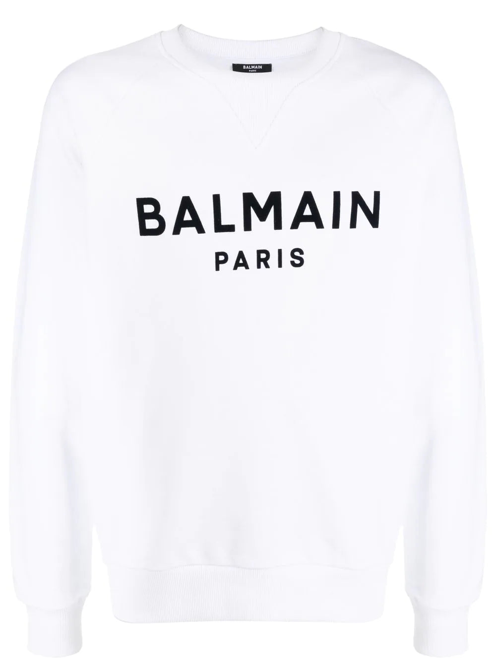 Balmain  logo-print raglan-sleeve sweatshirt