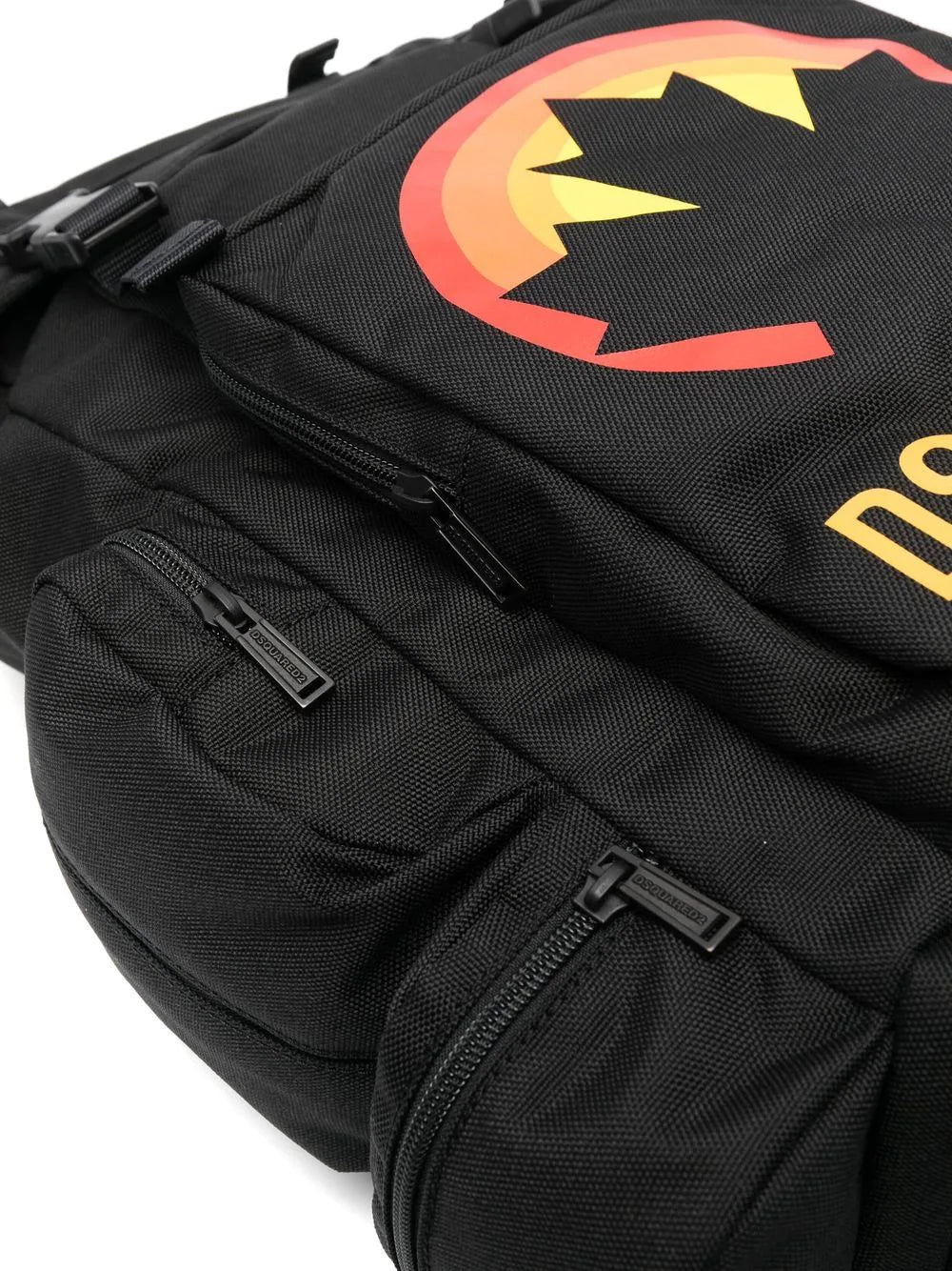 Dsquared2 logo-print buckled backpack