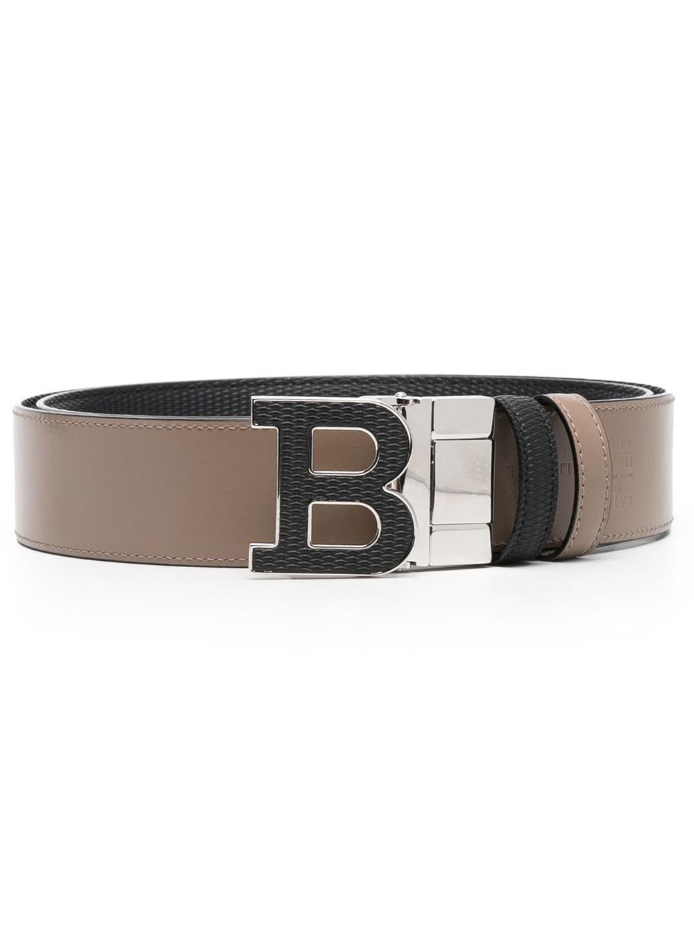 Bally logo-buckle leather belt