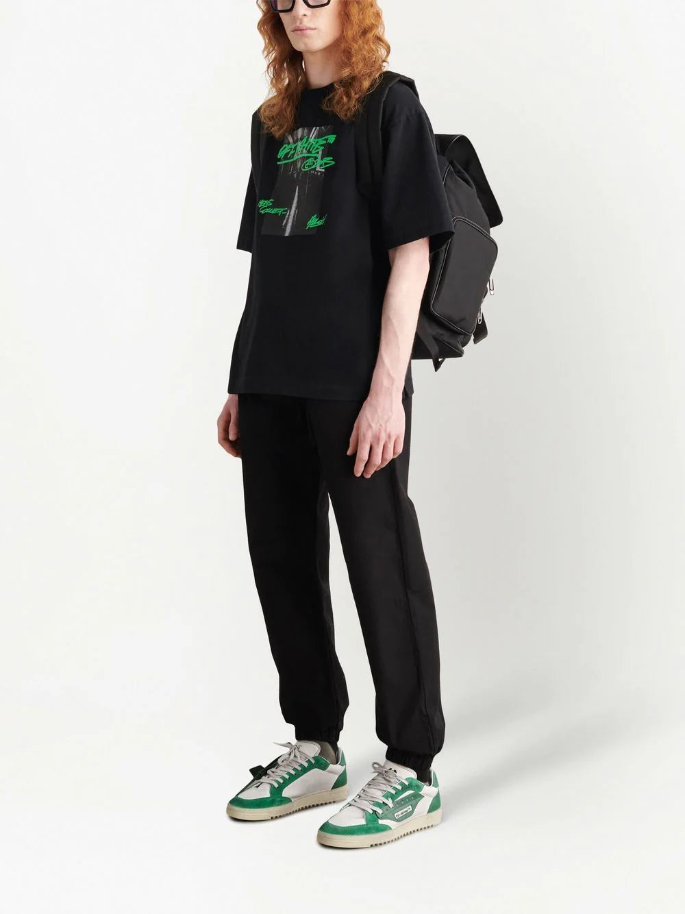 Off-white Metro Type logo-print T-shirt