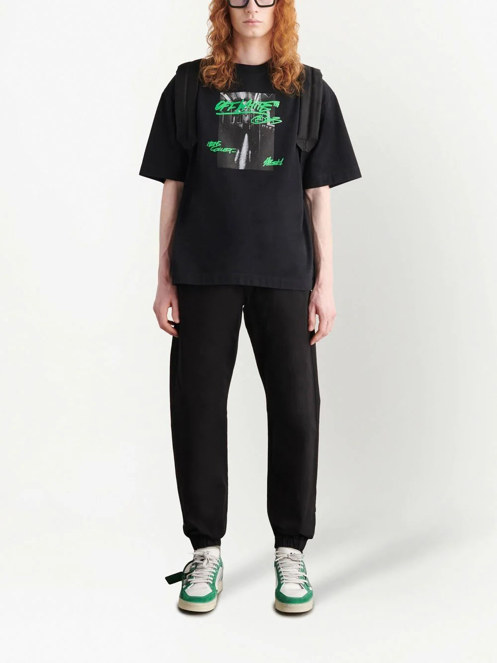 Off-white Metro Type logo-print T-shirt