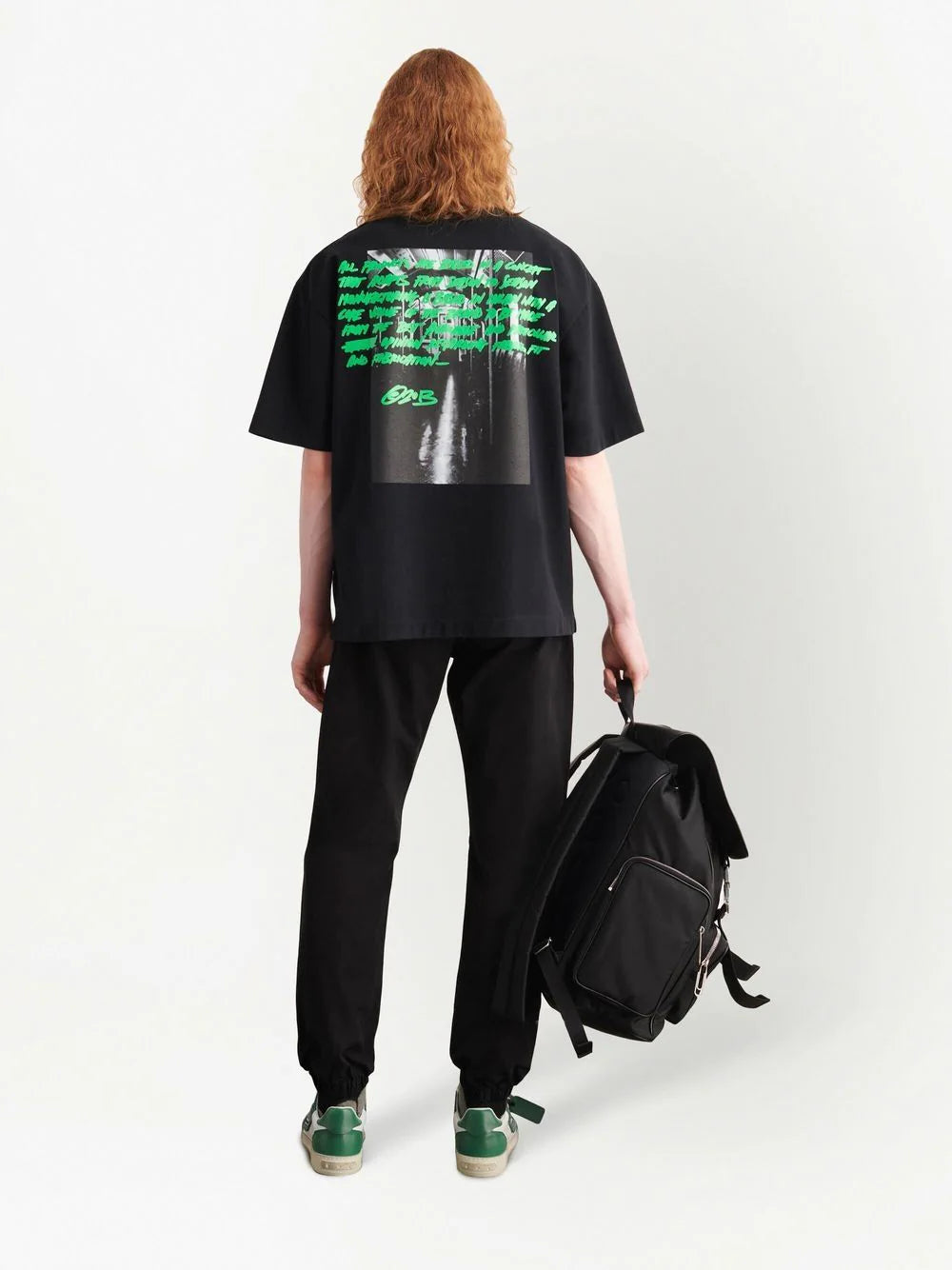 Off-white Metro Type logo-print T-shirt