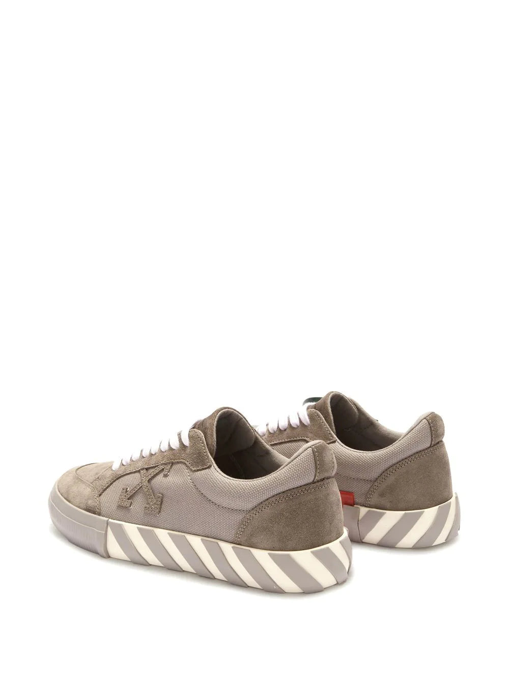 Off-white panelled low-top sneakers