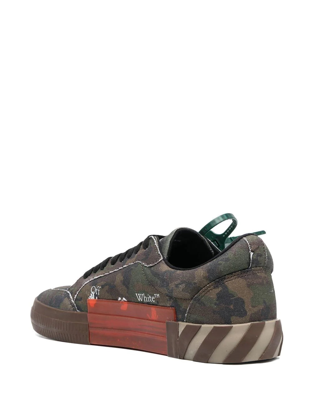 Off-white Low Vulcanized camouflage-print sneakers