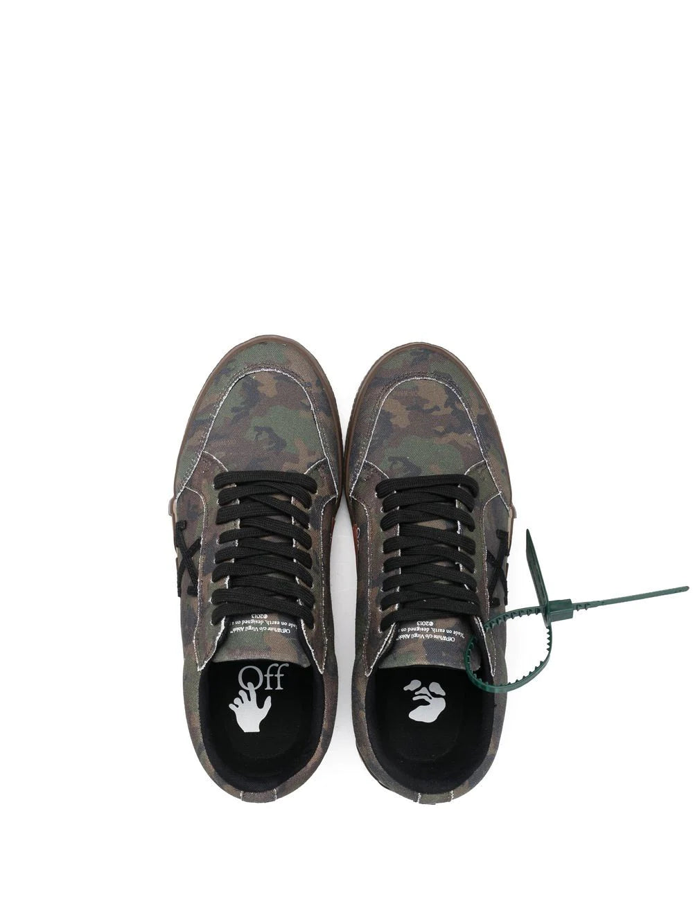 Off-white Low Vulcanized camouflage-print sneakers