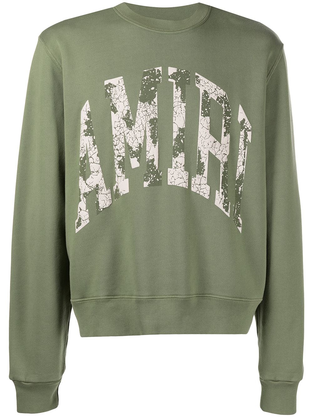 AMIRI  distressed logo-print sweatshirt
