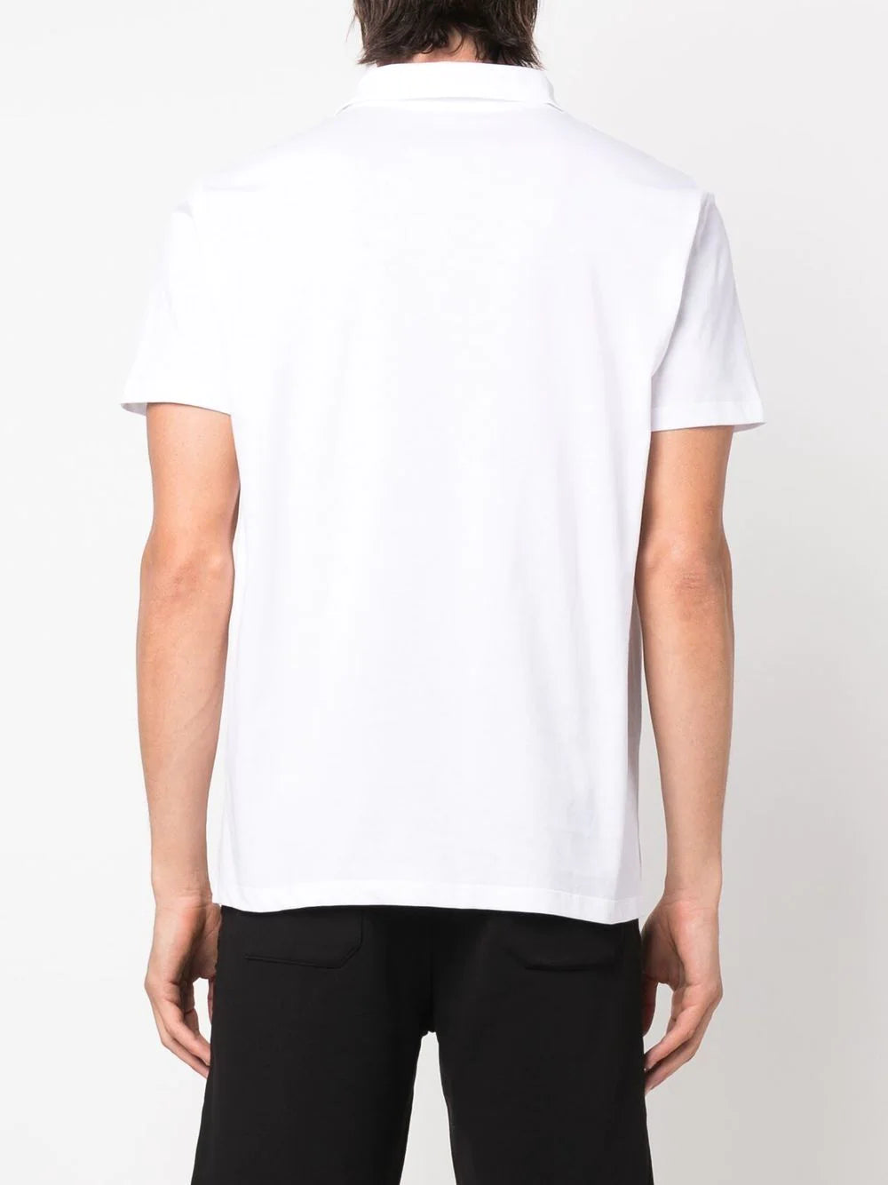 Balmain wingtip-collar cotton polo shirt