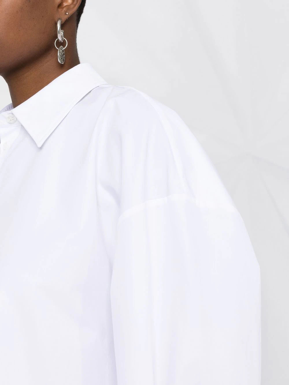 Alexander McQueen pleated poplin shirtdress