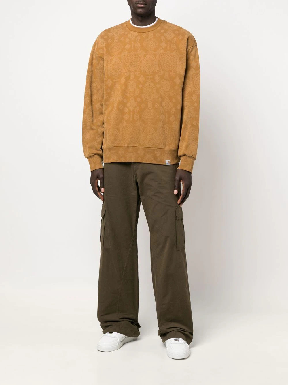 Carhartt WIP  baroque print cotton sweatshirt