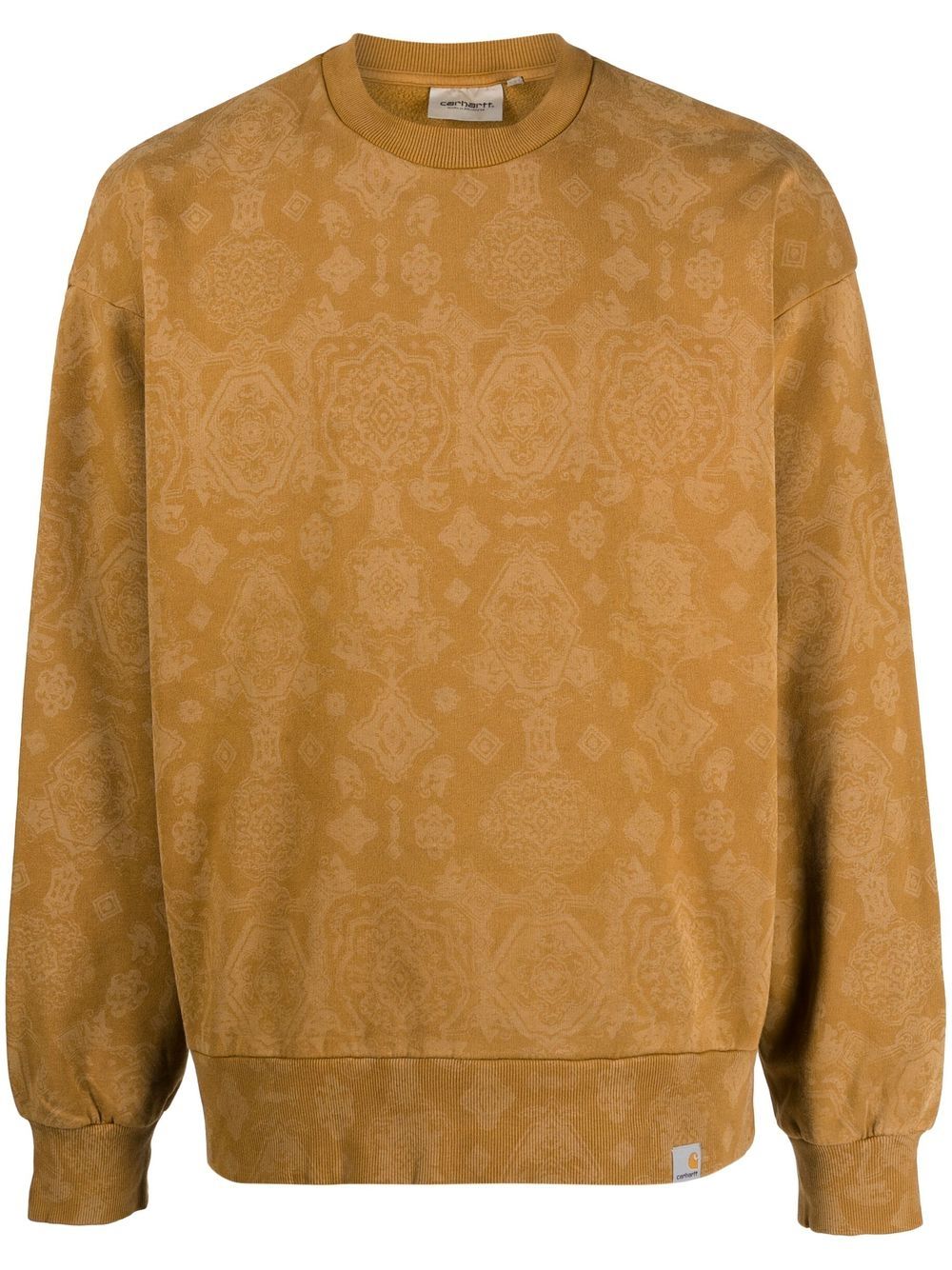 Carhartt WIP  baroque print cotton sweatshirt