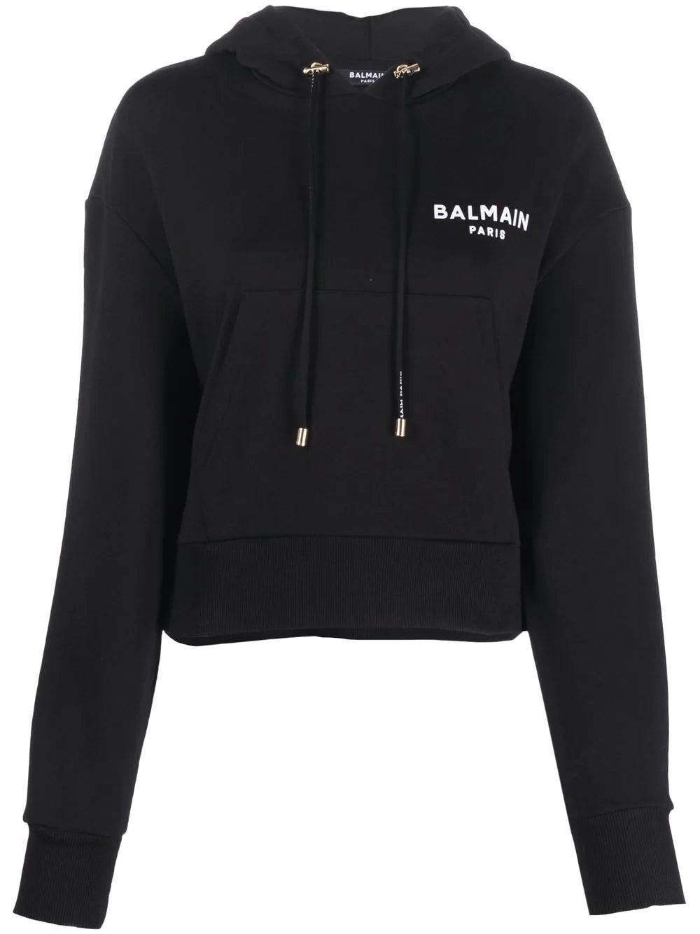 Balmain  logo print drawstring hoodie