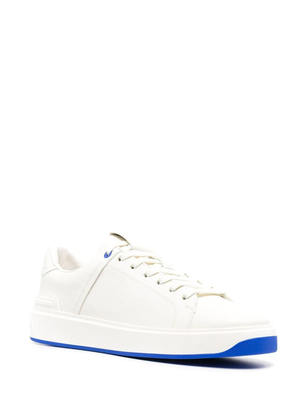 Balmain B-Court monogram-embossed sneakers