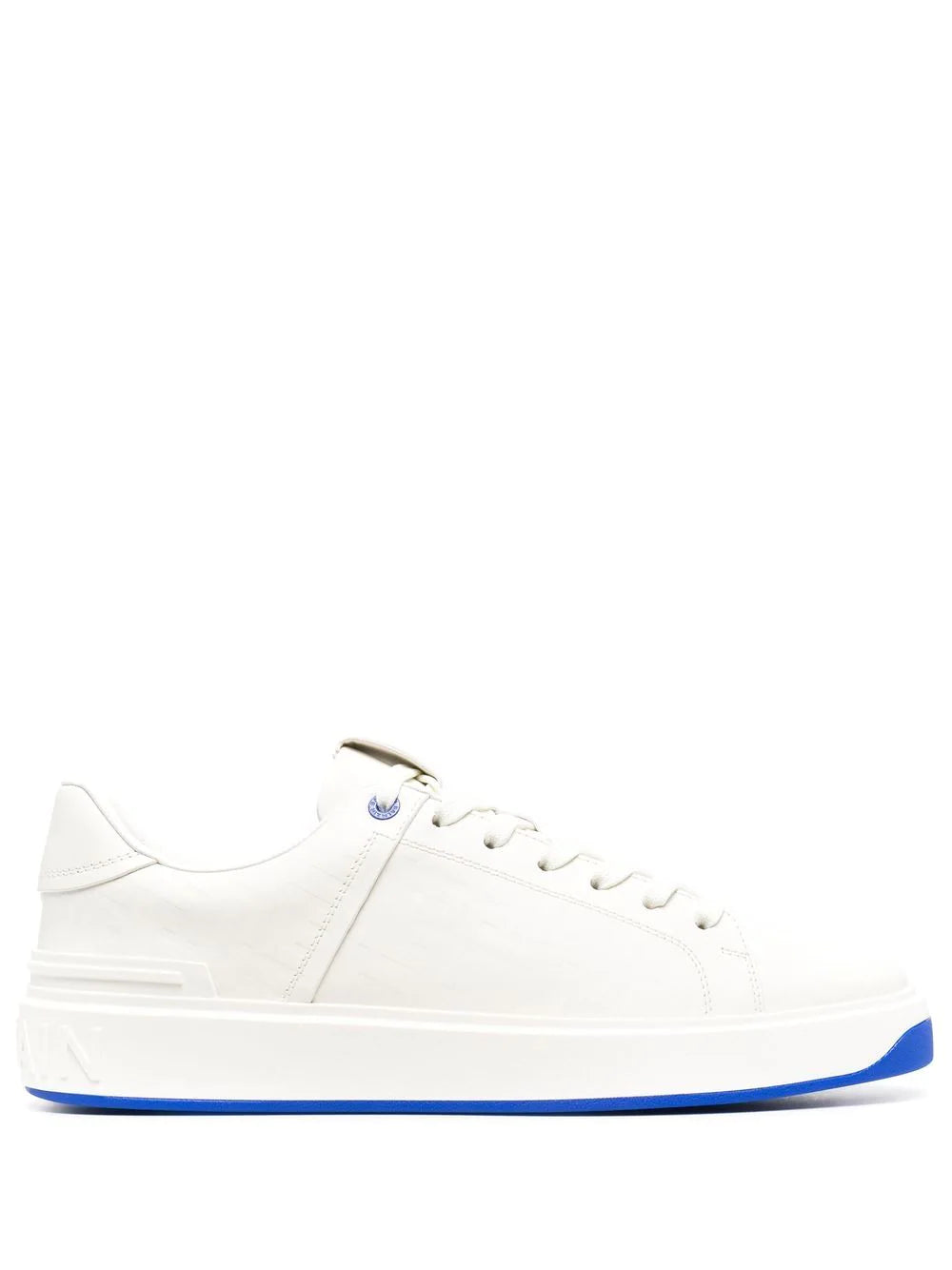 Balmain B-Court monogram-embossed sneakers