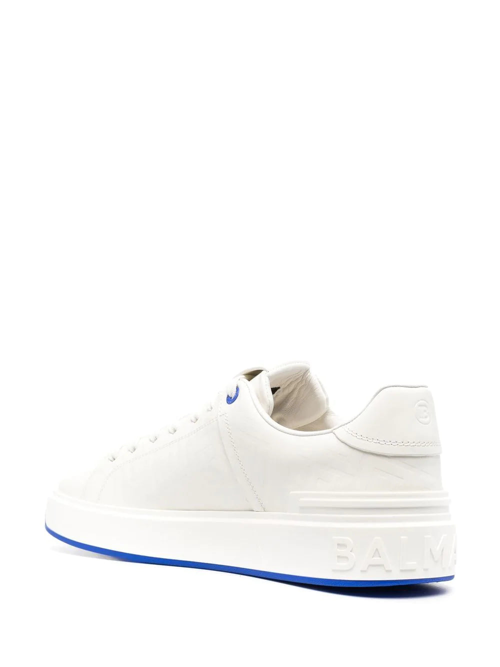 Balmain B-Court monogram-embossed sneakers - Image 3