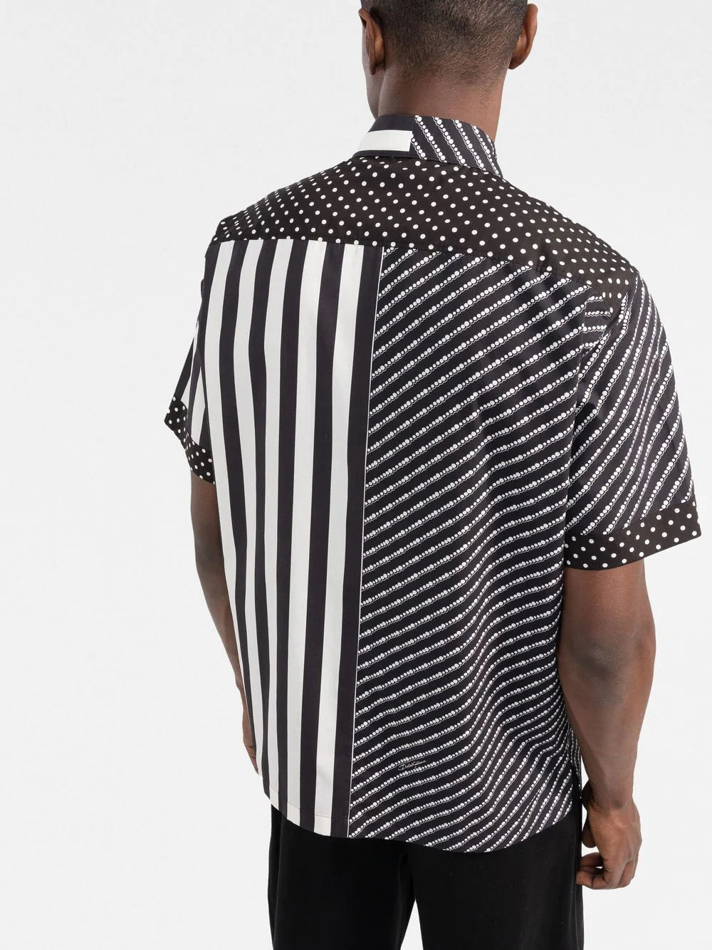 Dolce & gabbana  mix-print short-sleeved shirt