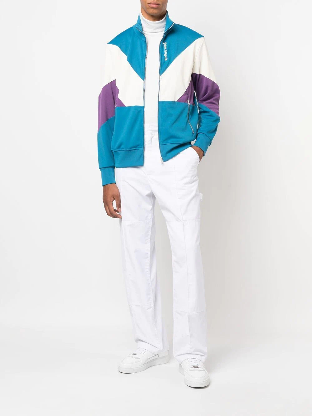 Palm Angels  colour-block track jacket