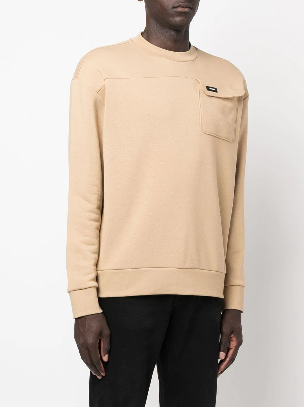 Calvin Klein  logo-patch detail sweatshirt