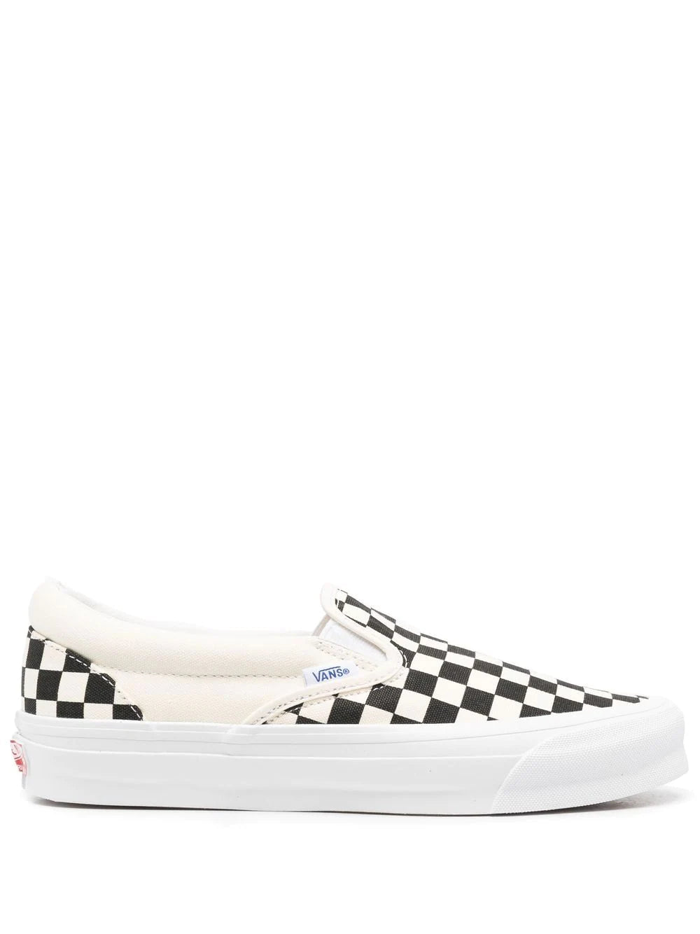 Vans Classic slip-on sneakers.
