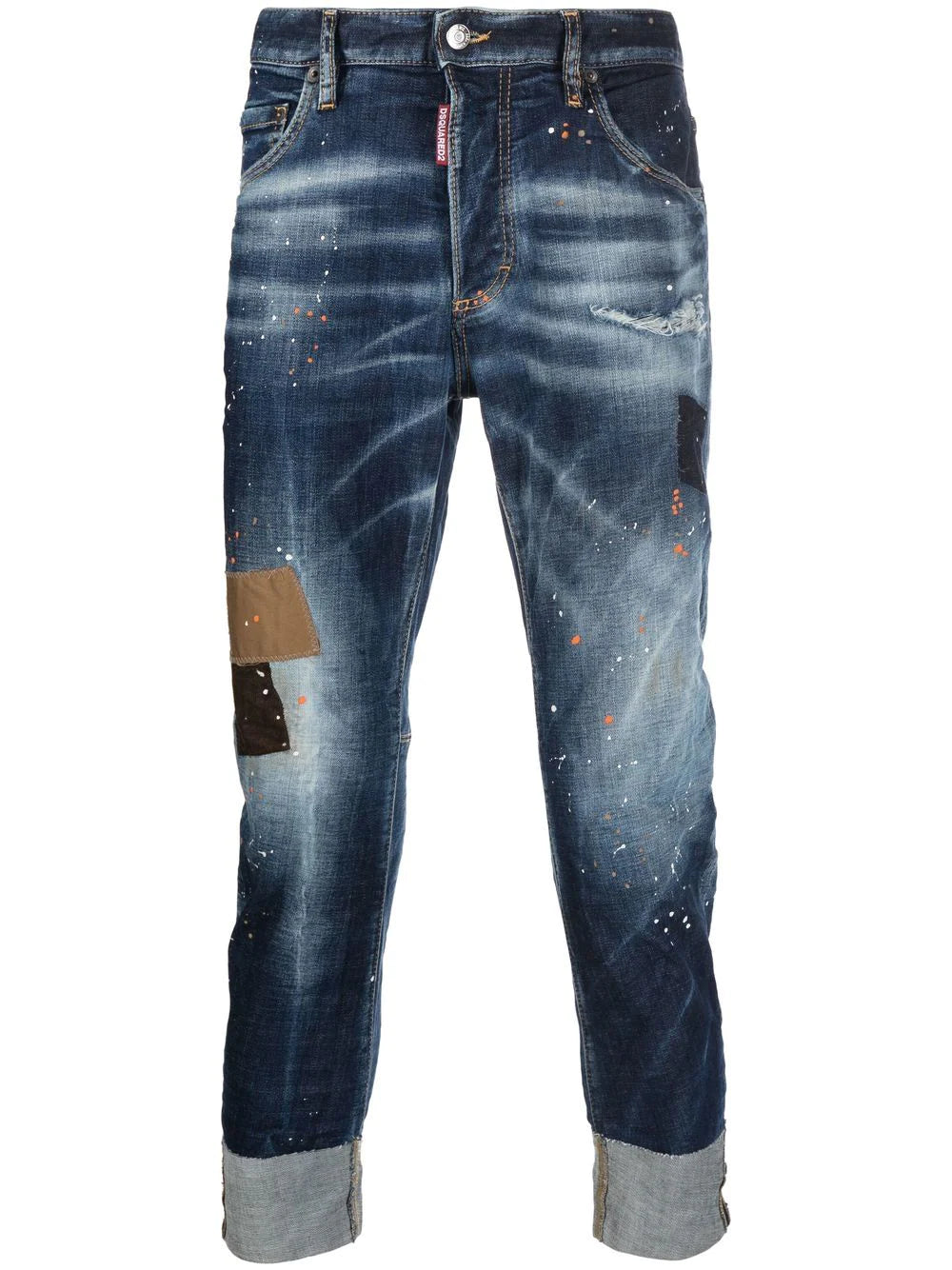 Dsquared2 -logo-patch denim jeans
