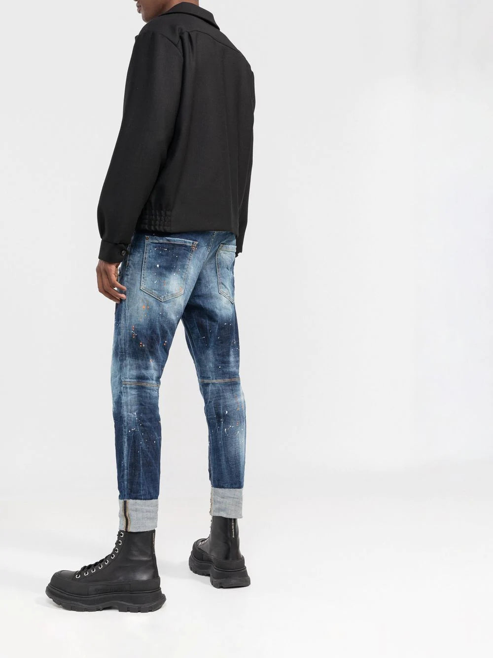Dsquared2 -logo-patch denim jeans