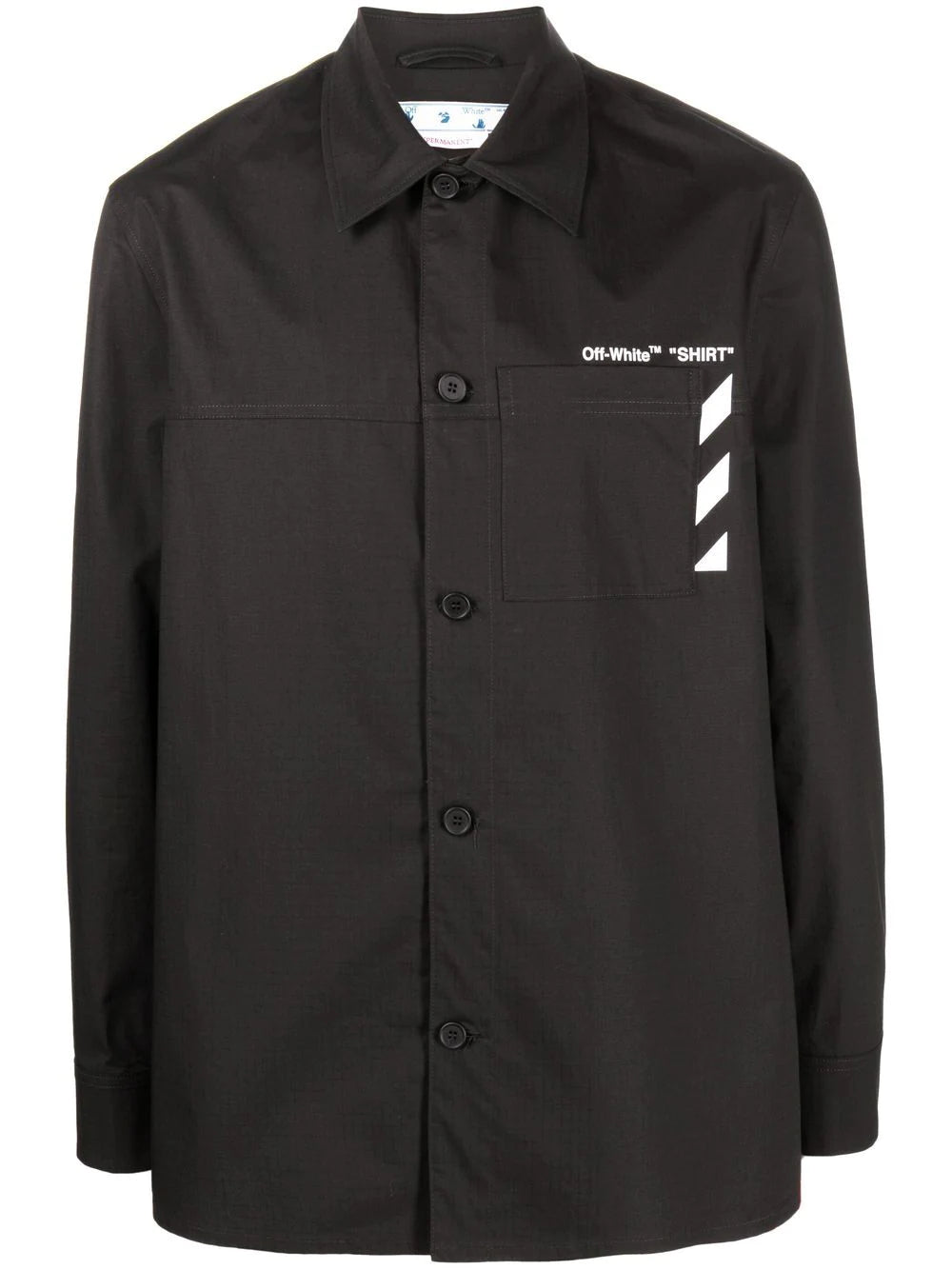 Off-white logo-print shirt