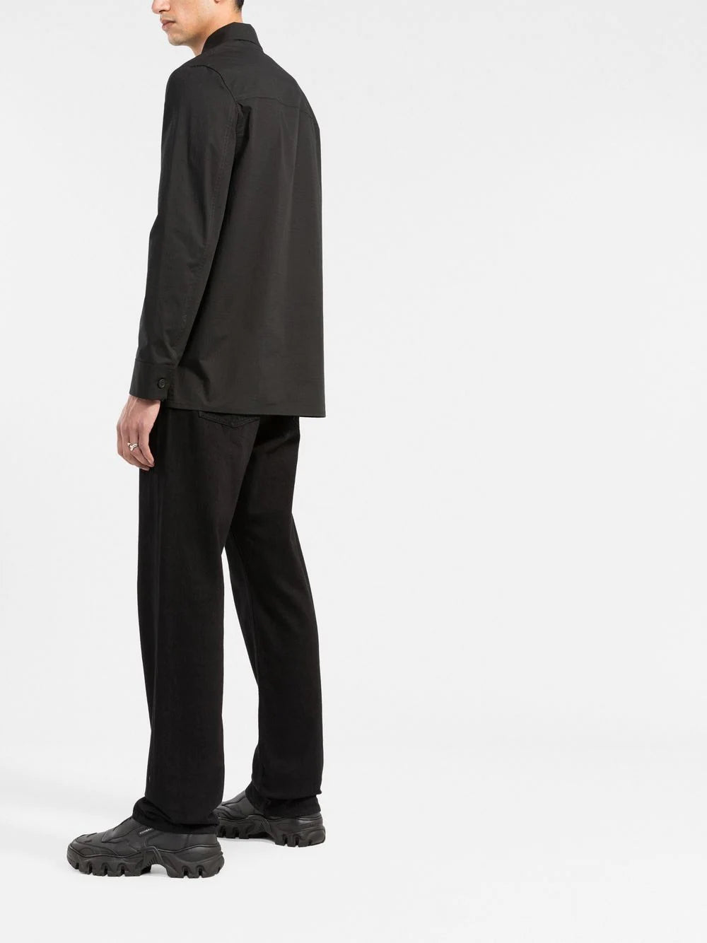 Off-white logo-print shirt