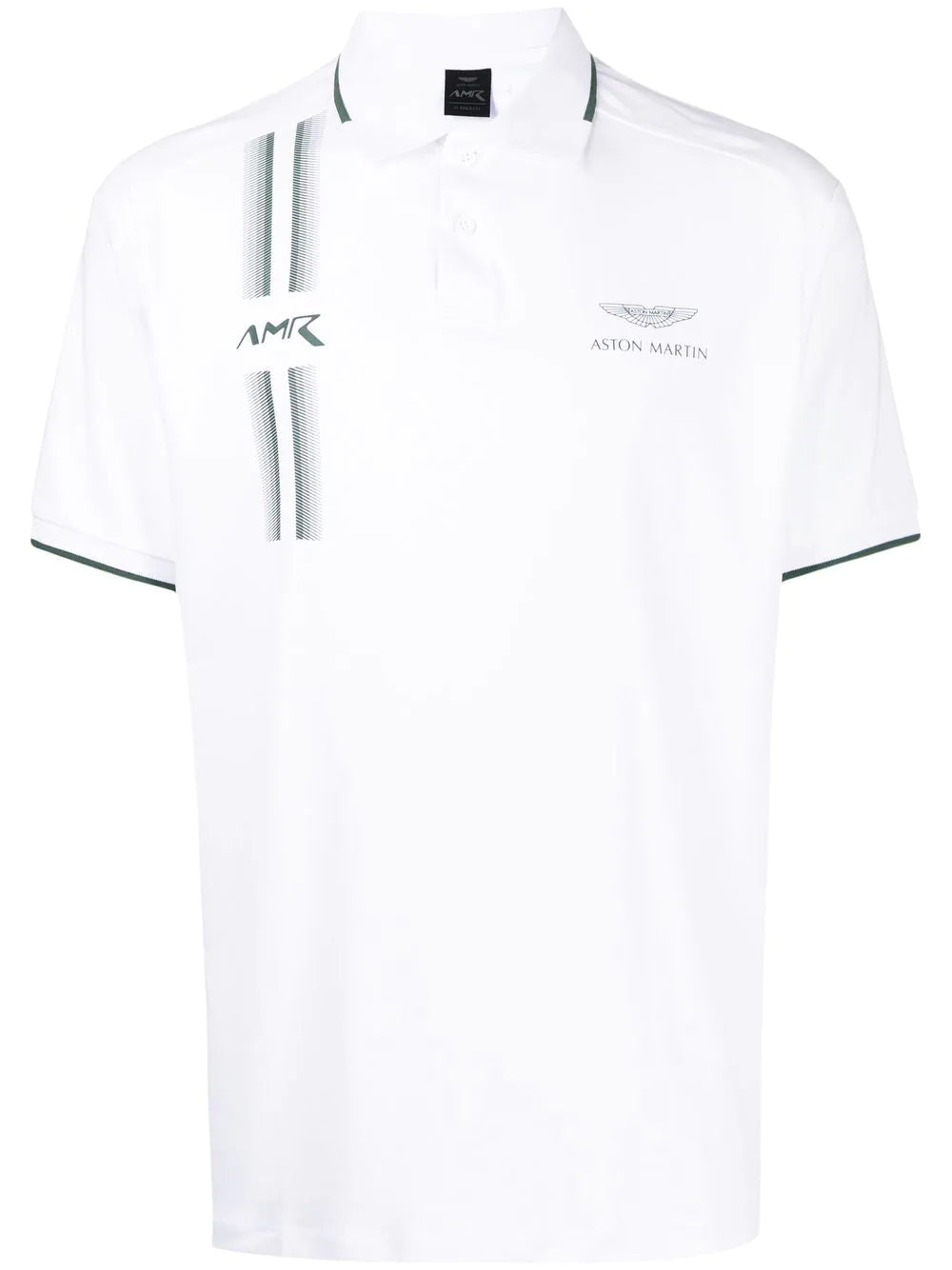 Hackett stripe-trimmed polo shirt