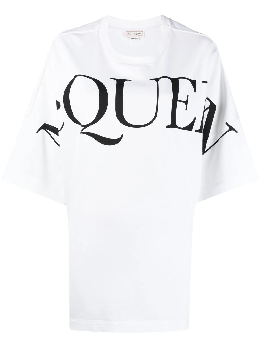 Alexander McQueen  logo-print oversized cotton T-shirt