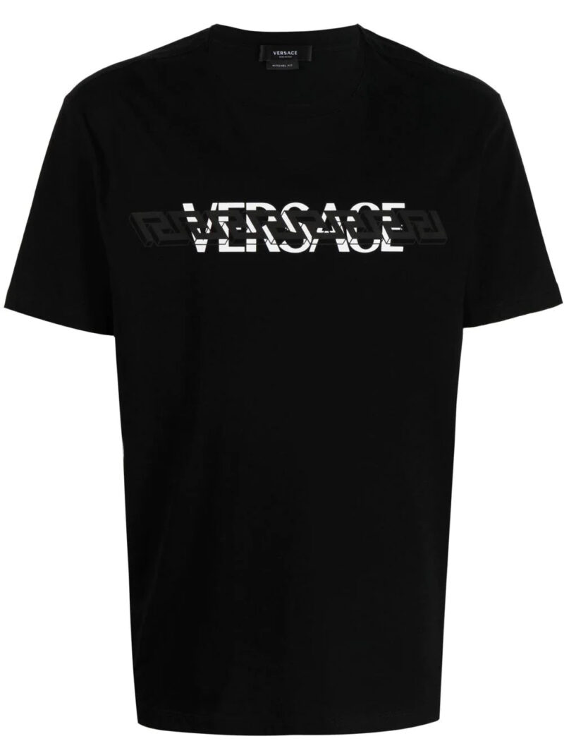 Versace  logo-print crew-neck T-shirt