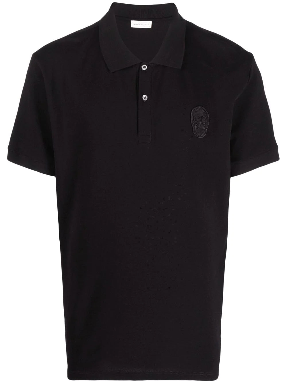 Alexander Mcqueen skull patch polo shirt