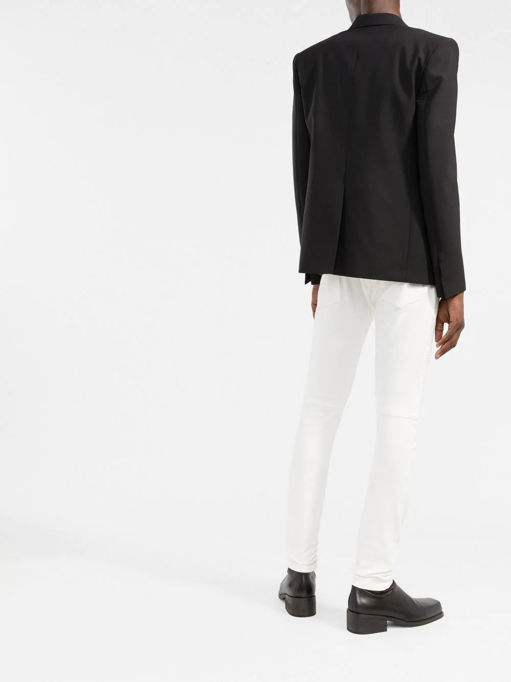 Balmain panelled skinny jeans
