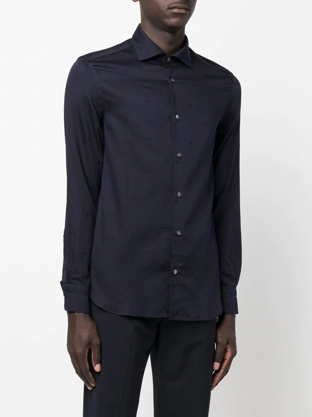 Emporio Armani long-sleeved cotton shirt