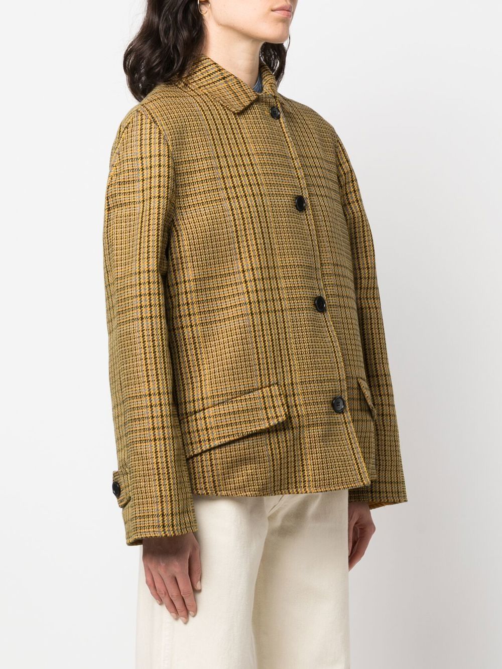 ASPESI checked single-breasted jacket