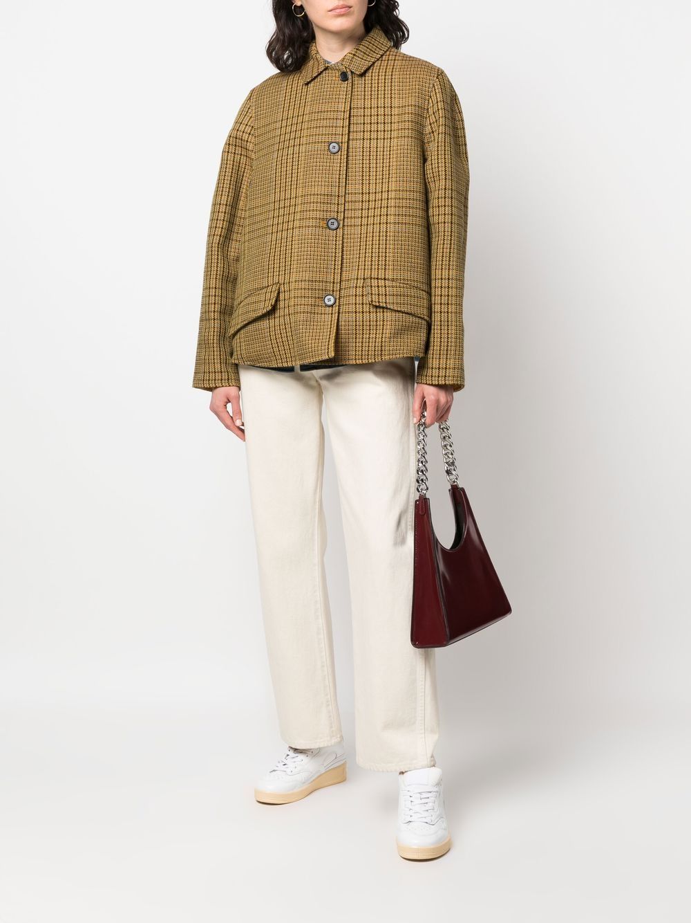 ASPESI checked single-breasted jacket