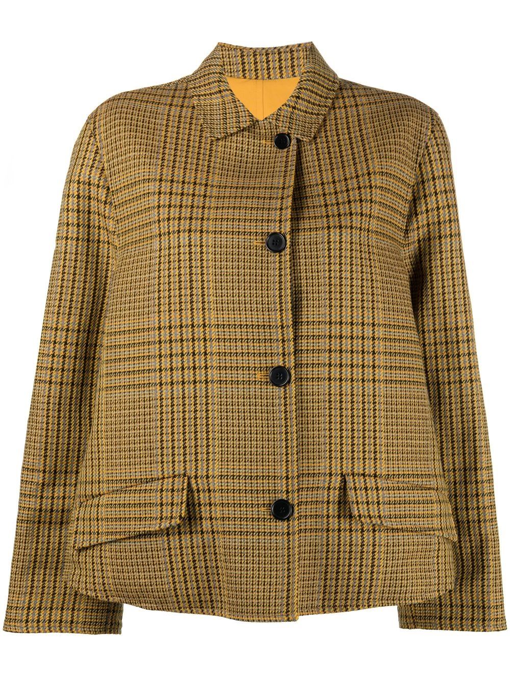 ASPESI  checked single-breasted jacket
