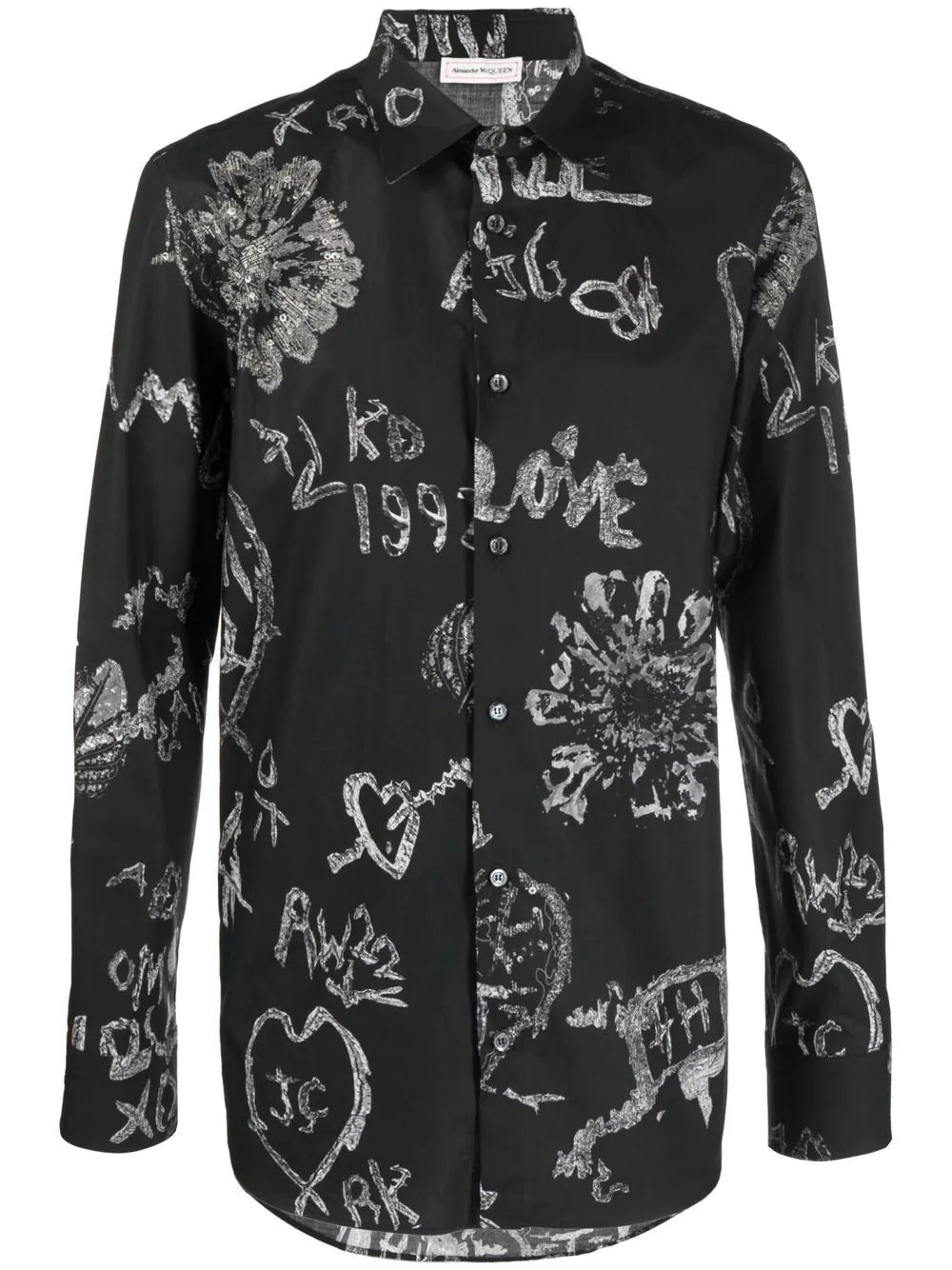 Alexander Mcqueen graphic-print long-sleeve shirt