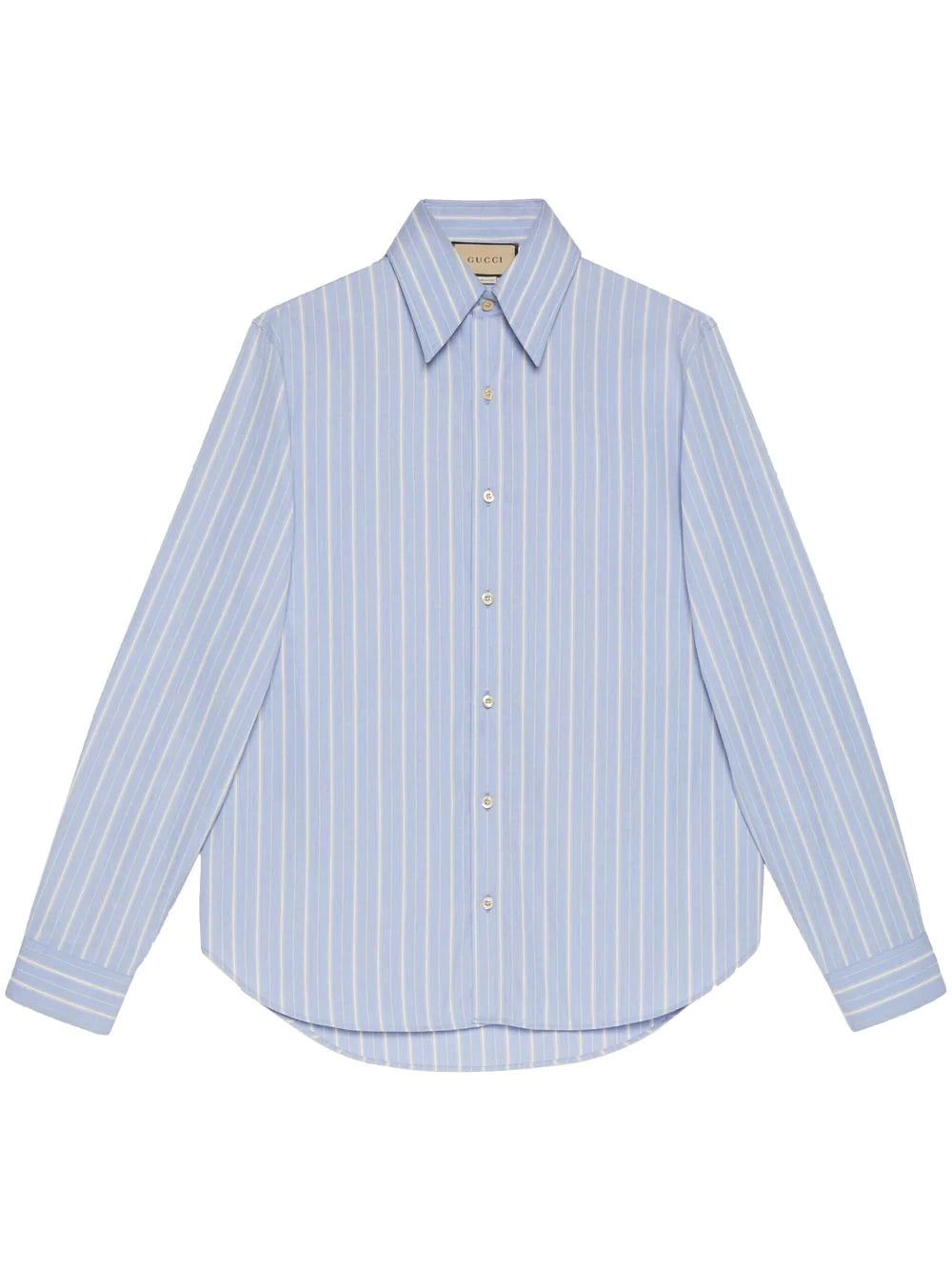 Gucci point-collar striped shirt